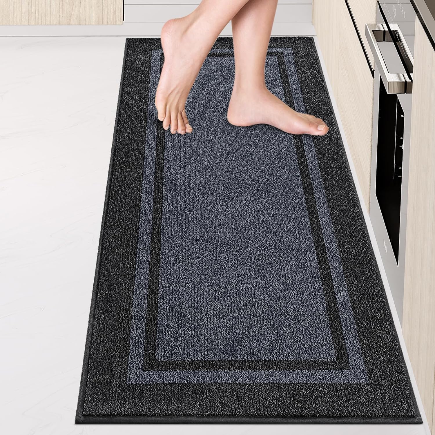 Non-Slip Kitchen Runner Rugs 24in x 70in for Comfort & Safety
