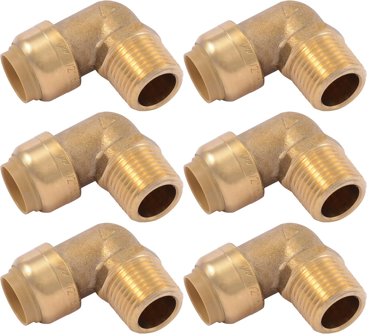 SharkBite 1/2 Inch 90 Degree Male Adapter Elbow for Plumbing
