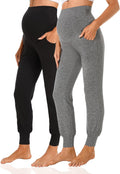 V VOCNI Women's Maternity Jogger Pants - Overbump Stretch Sweatpants