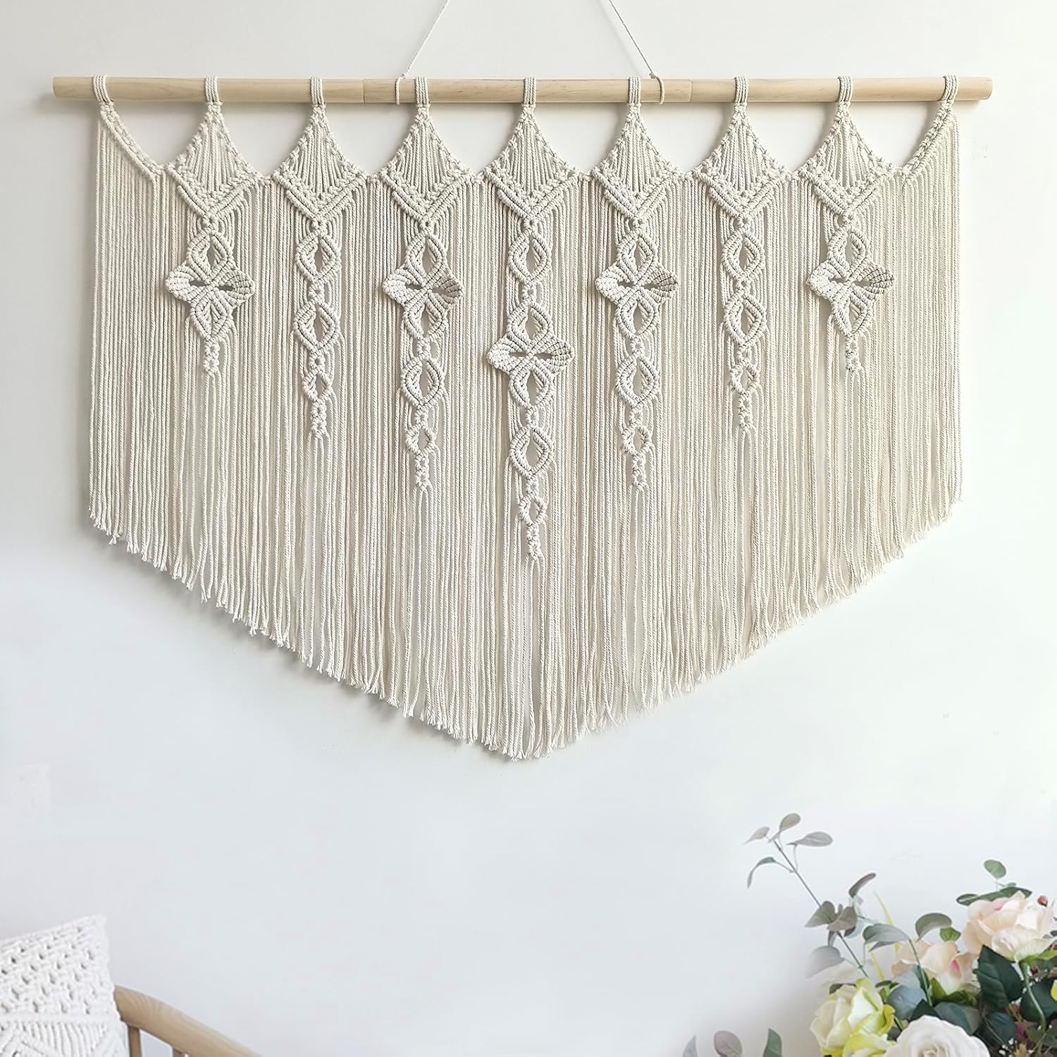 Achart Macrame Wall Hanging Large Boho Decor for Living Room