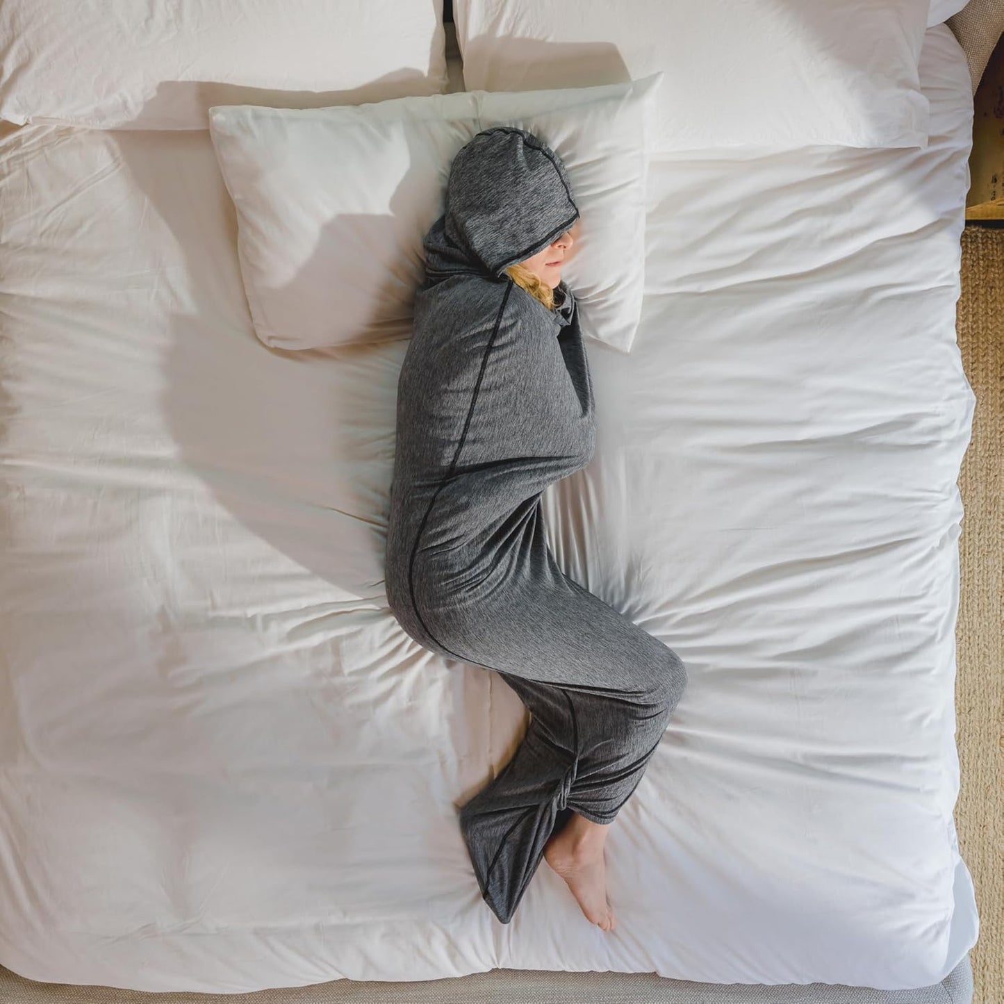 Cozy Hooded Sleep Pod: Weighted Blanket Alt