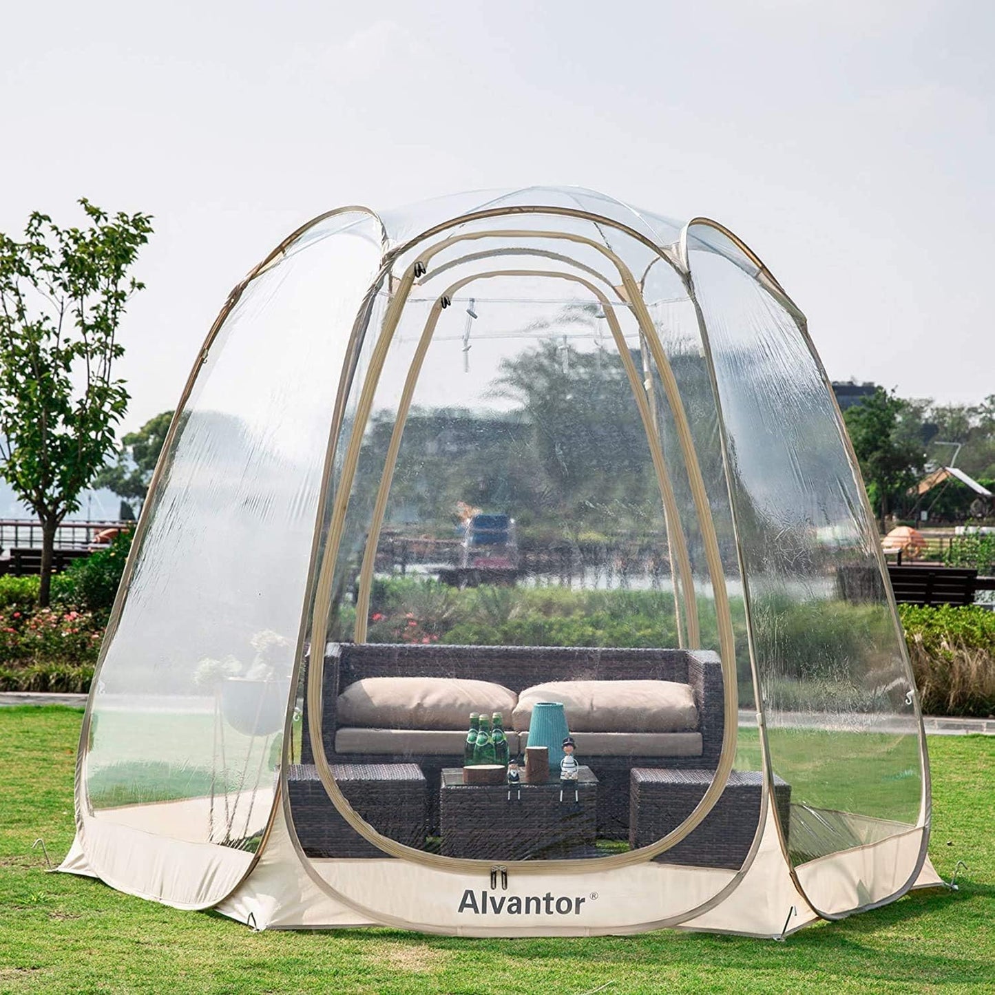 Alvantor Pop Up Bubble Tent - Instant Igloo for 4-6 People