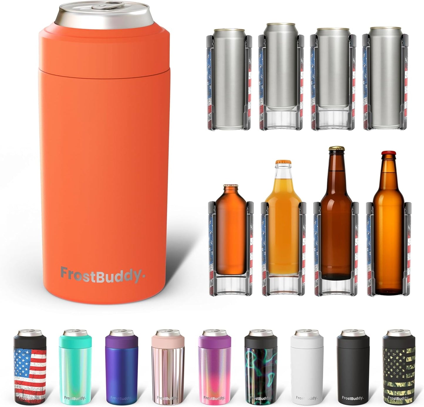 Frost Buddy Universal Can Cooler - Fits All Sizes of Drinks
