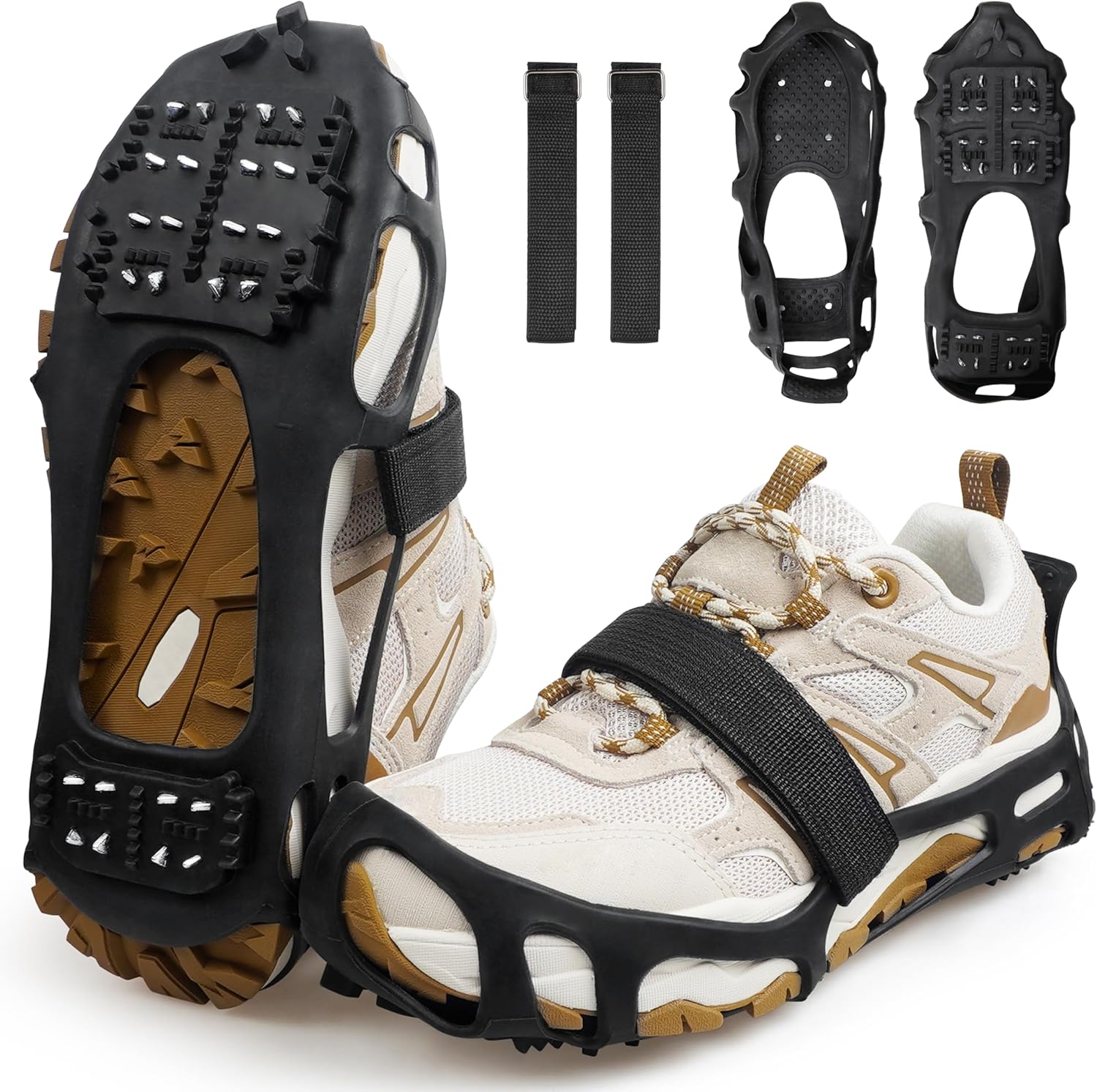 Anti-Slip Ice Cleats: 24 Studs Snow Grippers | OROOTL