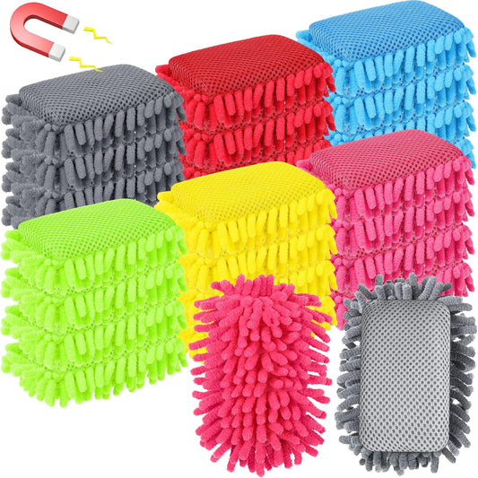 24 Pcs Magnetic Whiteboard Erasers for School and Office Use