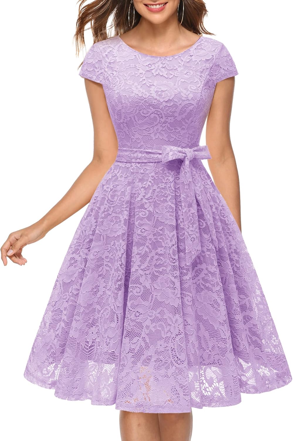 MUADRESS Women's Lace Cocktail Wedding Party Dress Review