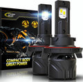 H13 9008 Fog Light Bulbs 6500K White - Cougar Motor Pack of 2