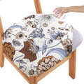 Waterproof Dining Chair Seat Covers Set of 6 - Stretch, Non-Slip