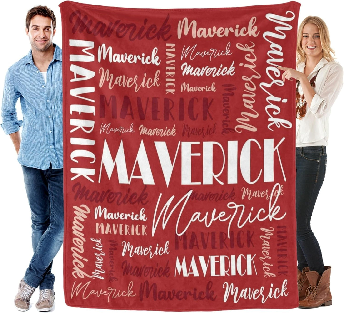 Personalized Blanket for Adults and Kids - Custom Flannel Throw