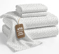 LANE LINEN King Size Sheets 450 TC Sateen - Deep Pocket Fit