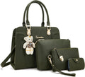 Women's Tote Bag Set 4pcs - Versatile Top Handle Shoulder Satchel