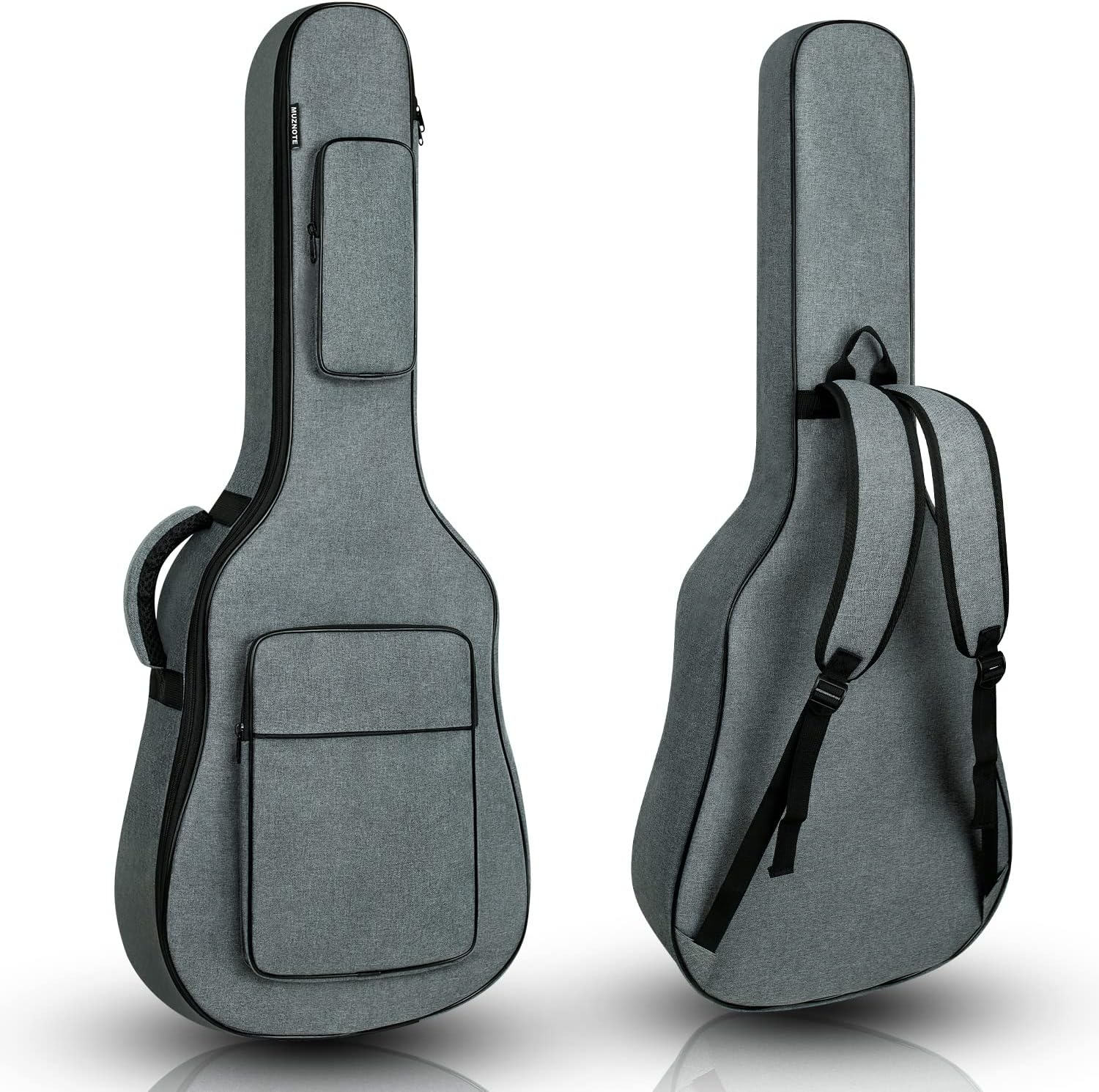 MUZNOTE Acoustic Guitar Case - Durable Gig Bag for 39 40 41Inch