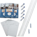 Palisade 25.6 in. x 14.8 in. Interlocking Vinyl Tile Shower and Tub