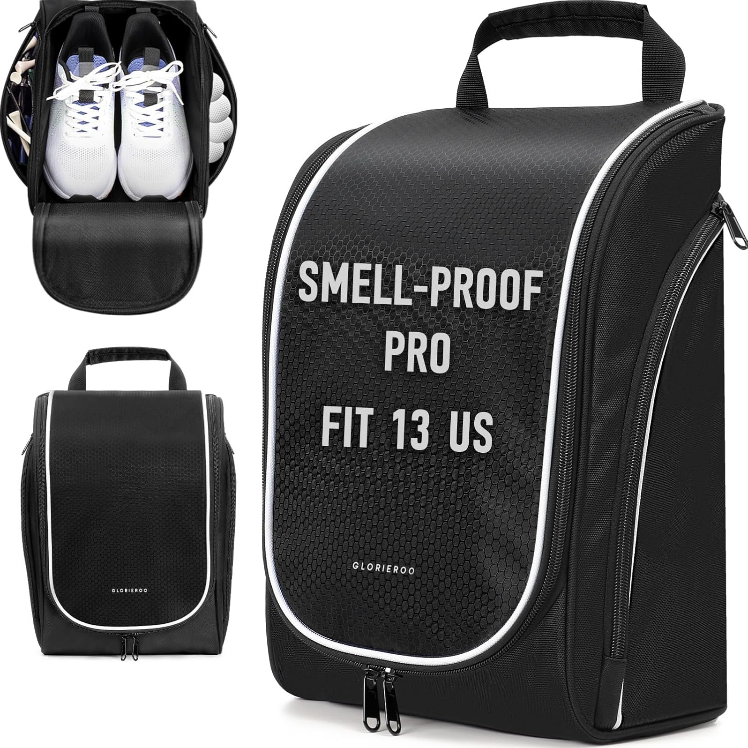 GLORIEROO Smell Proof Shoe Bag - Ultimate Sport Travel Essential