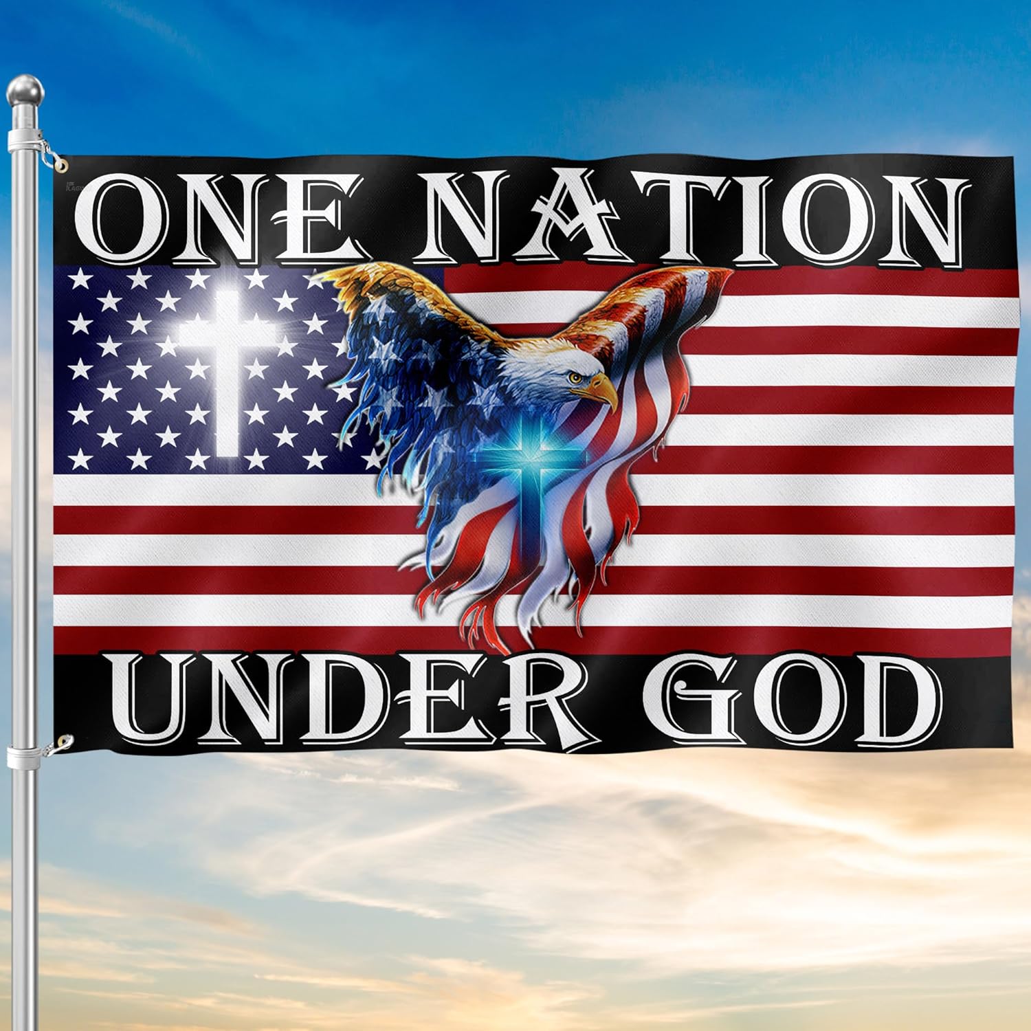 3x5 Patriotic American Flags for 4th of July Celebrations