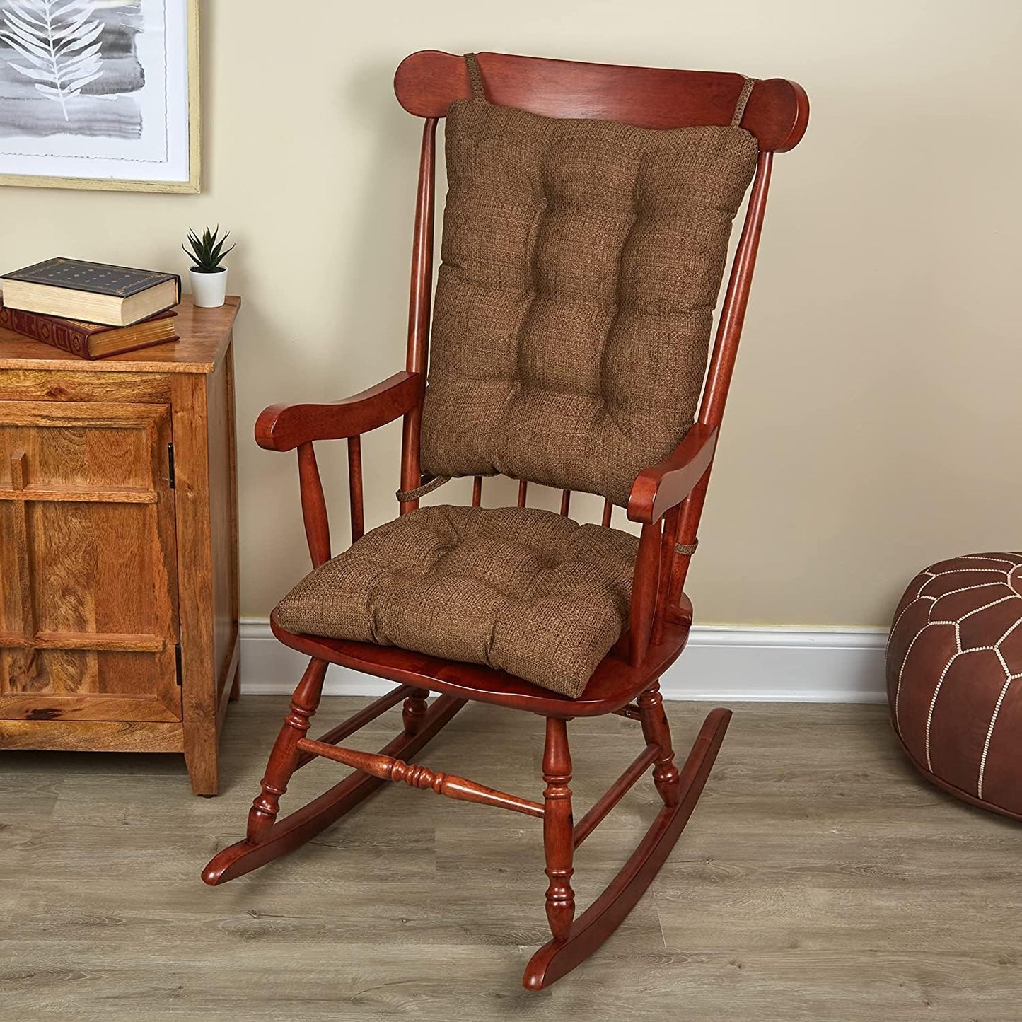 Klear Vu Omega Non-Slip Rocking Chair Cushion Set for Comfort