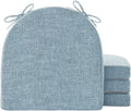 Chair Cushions for Dining Chairs 16in x 16in x 2in - Supportive Set