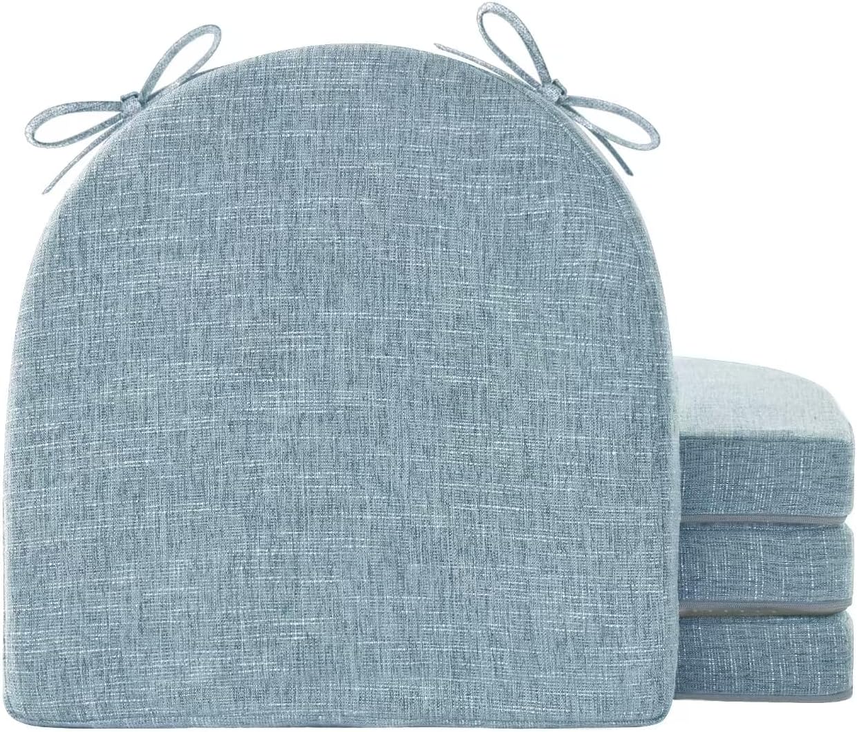 Chair Cushions for Dining Chairs with Ties and Removable Cover