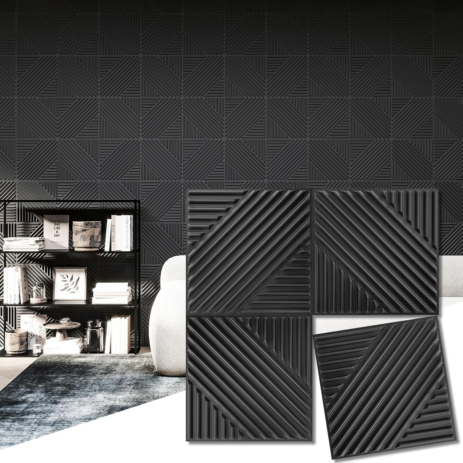 Art3d 33-Pack 3D Wall Panels for Stunning Interior Decor