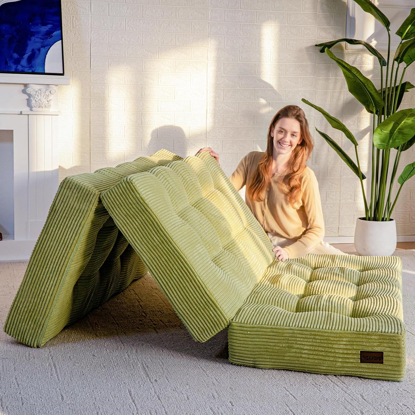 MAXYOYO Tri-Fold Mattress for Comfortable Indoor and Outdoor Use