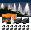 Bright Solar Fence Lights for Outdoor Security and Aesthetics