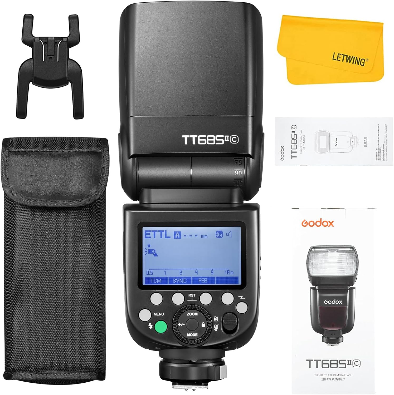 Godox TT685II Flash for Canon: Versatile 2.4G Wireless Speedlite
