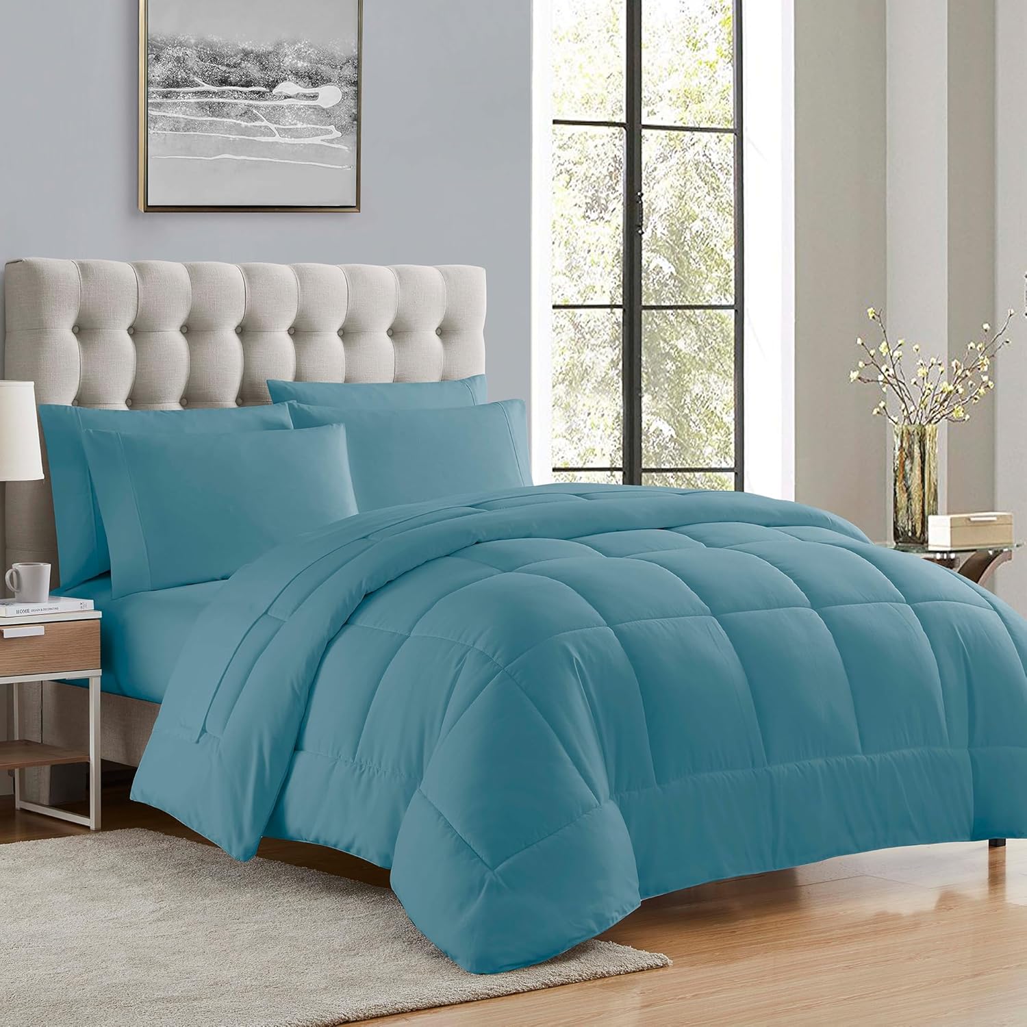 Sweet Home Collection 5 Piece Comforter Set for Twin Beds
