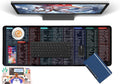 Quick Key Super Large Anti-Slip Keyboard Pad - Office Shortcuts Guide