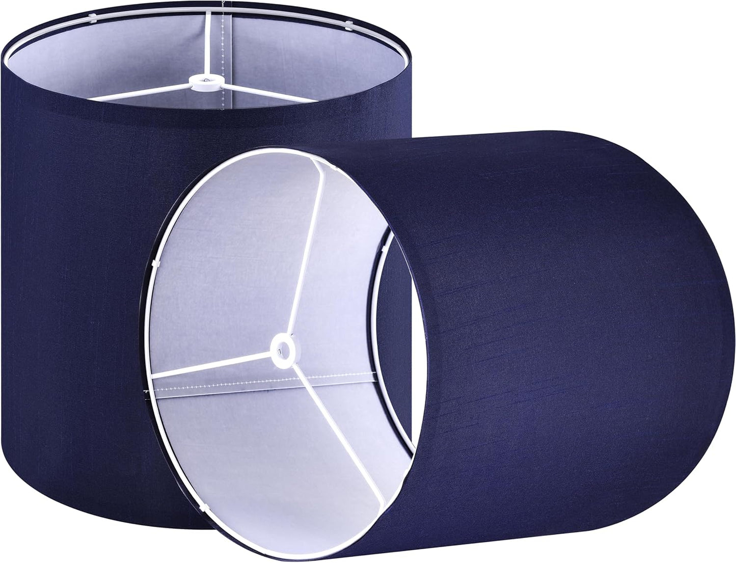 GOSO 10 Inch Blue Spider Small Drum Lampshades for Home Decor