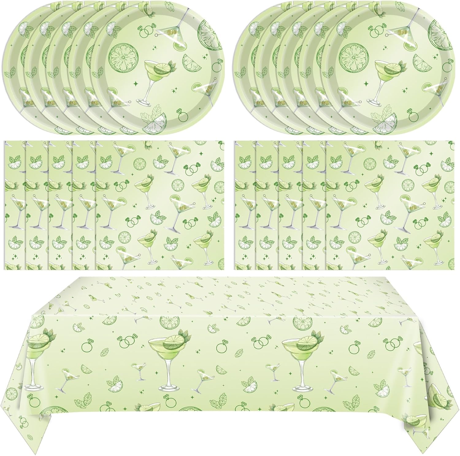 Martini Birthday Party Decor Set - Serves 20