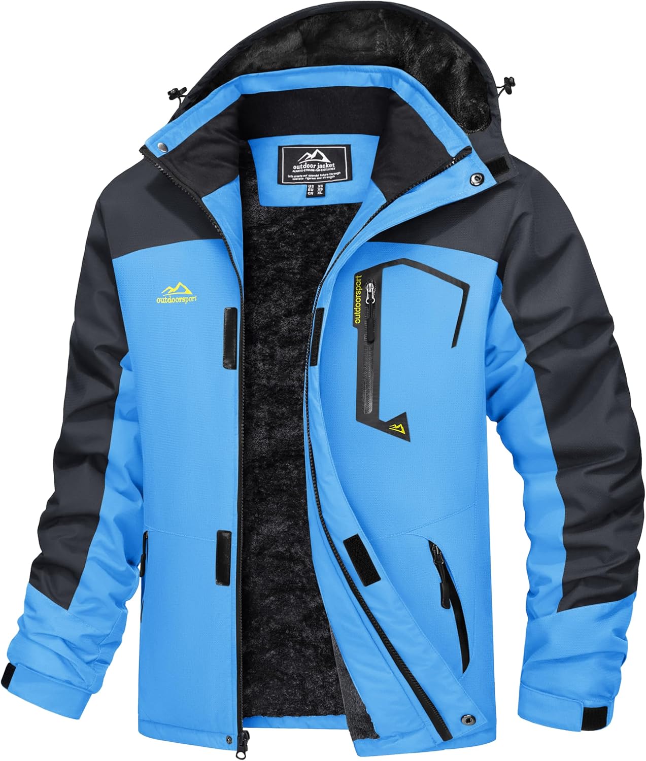 MAGCOMSEN Men's Winter Coats Water Resistant Ski Snow Jacket