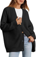 Caracilia Women's Oversized Cardigan Sweater - Cozy Fall Layering