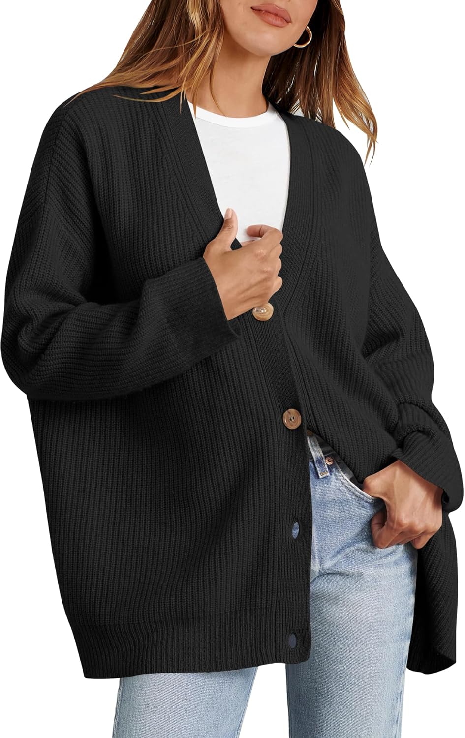 Caracilia Women's Oversized Cardigan Sweaters for Fall Fashion