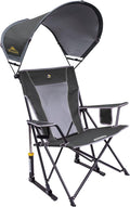 GCI Outdoor Sunshade Rocker Outdoor Rocking Chair with Canopy - Smooth