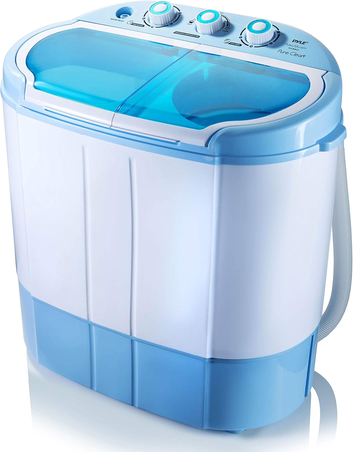 Pyle Portable 2-in-1 Washing Machine & Spin-Dryer - Easy Access, Efficient Design