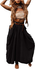 Thaluta Women's Maxi Boho Skirt with Pockets Review