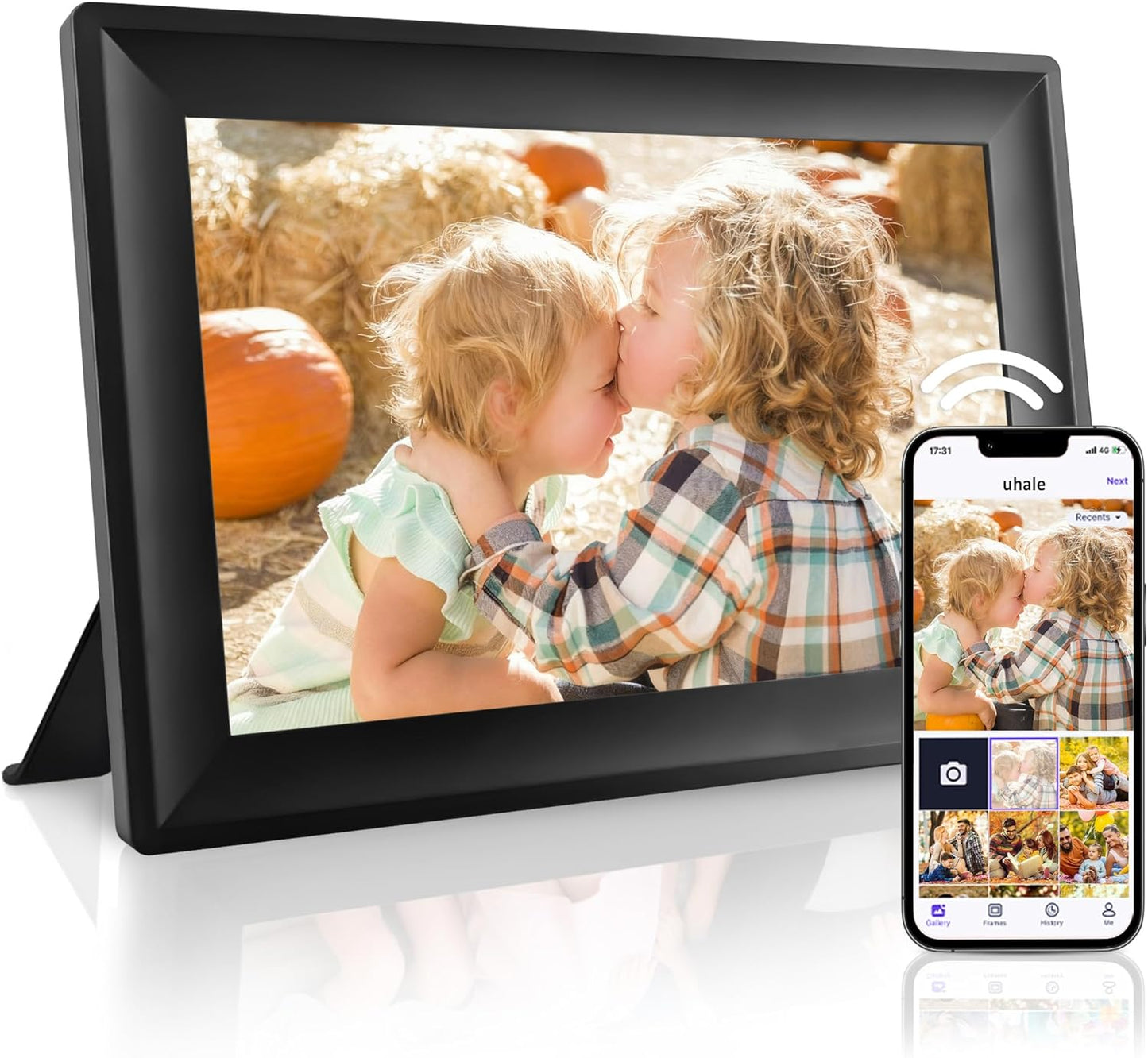 WiFi Digital Picture Frame with 10.1 Inch HD Touch Screen