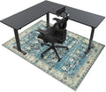Office Chair Mat for Hardwood Floor 46x72 - Decorative Large Protector
