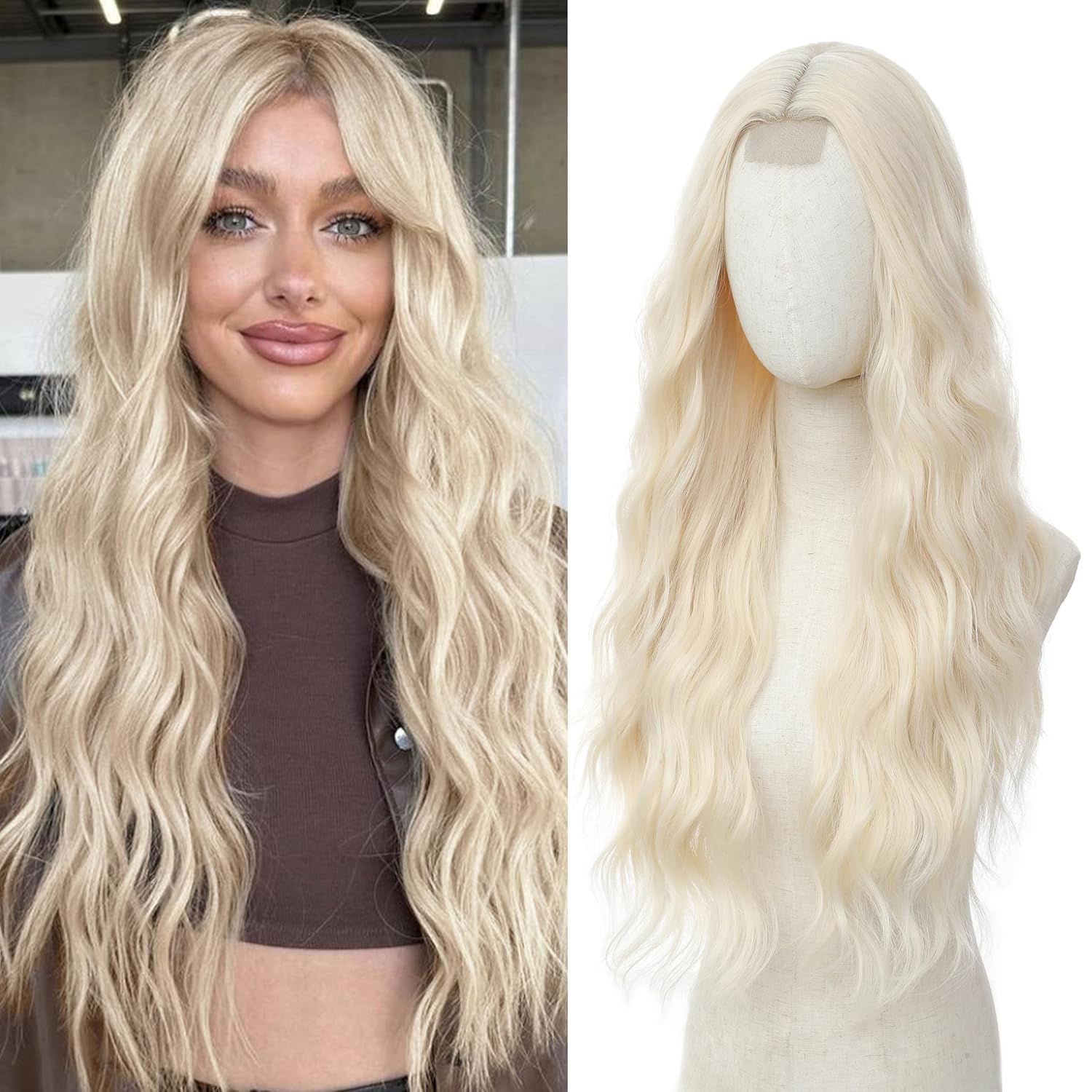Cosplay Long 613 Blonde Wig for Realistic Daily Use and Parties