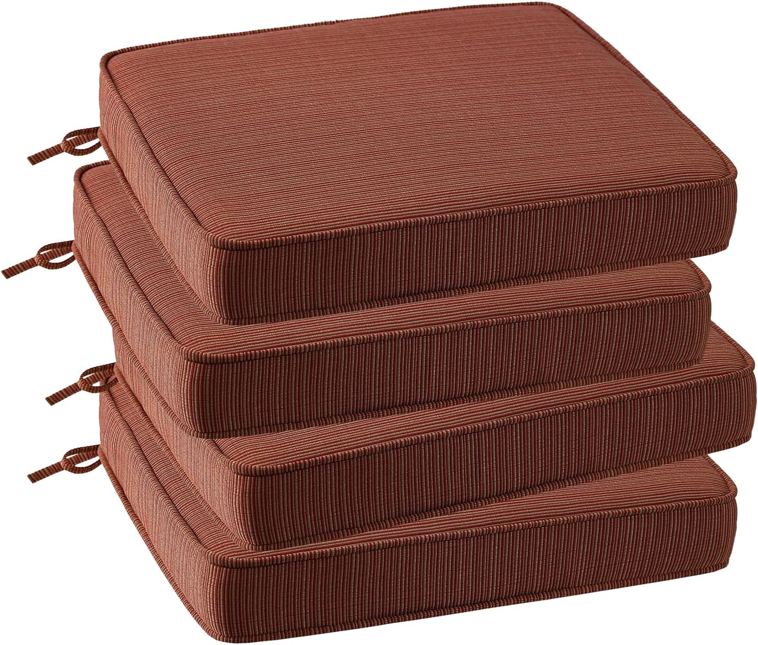 Outdoor Square Corner Seat Cushion Set of 4 for Patio Use