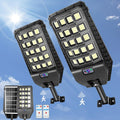 2 Pack Solar Motion Lights Outdoor 1000LM 400 LED - Wide Angle