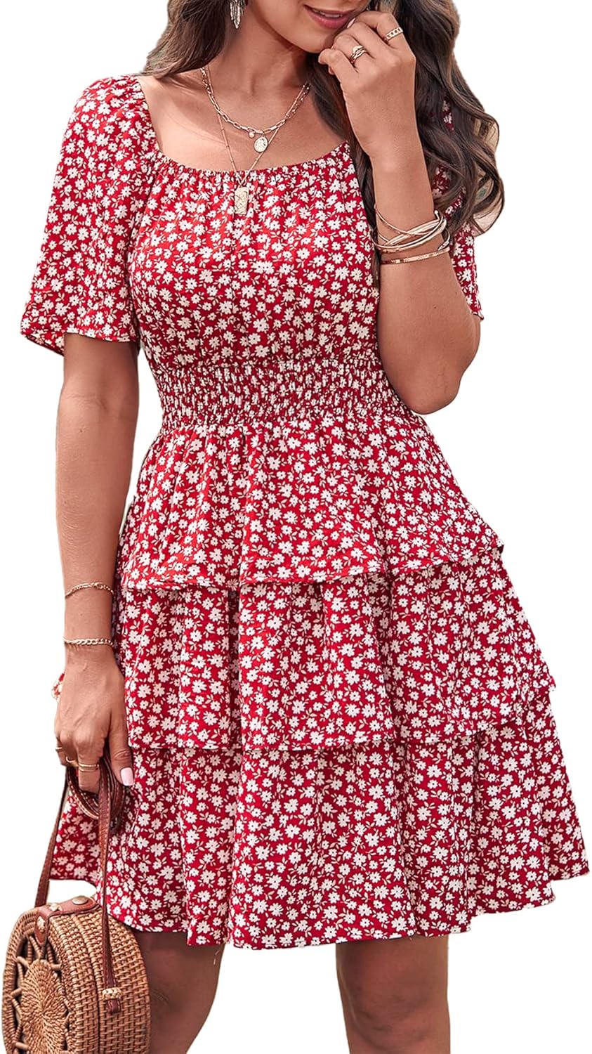 PRETTYGARDEN Women's Floral Summer Short Dress for Every Occasion