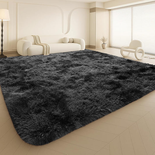 Large 9x12 Area Rug for Living Room, Soft Shag Rug for Kids