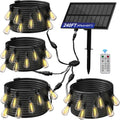 Stright Solar Powered String Light 240FT with Remote - 8 Modes