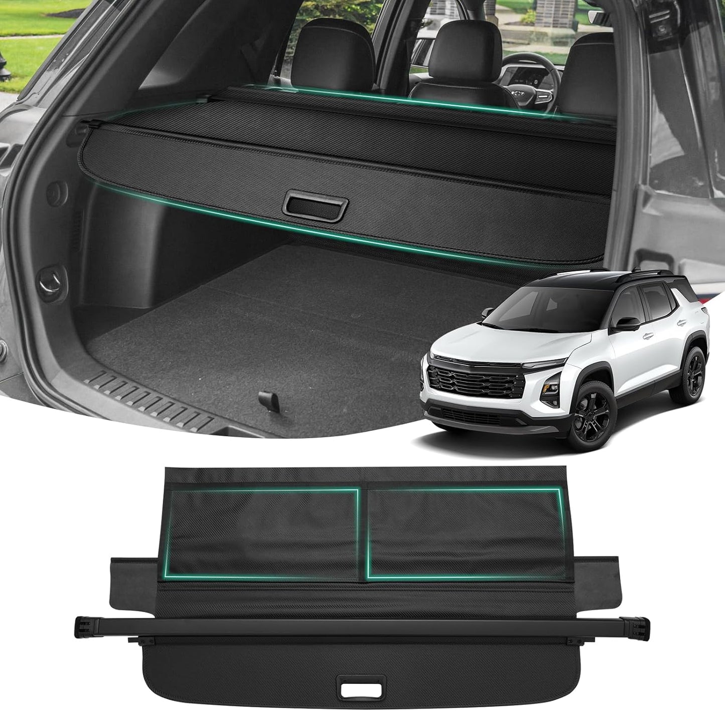 Powerty Cargo Cover for 2025 2026 Chevy Equinox & GMC Terrain