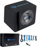 Rockville SK510 1200W 10in Loaded Subwoofer Enclosure - Deep Bass