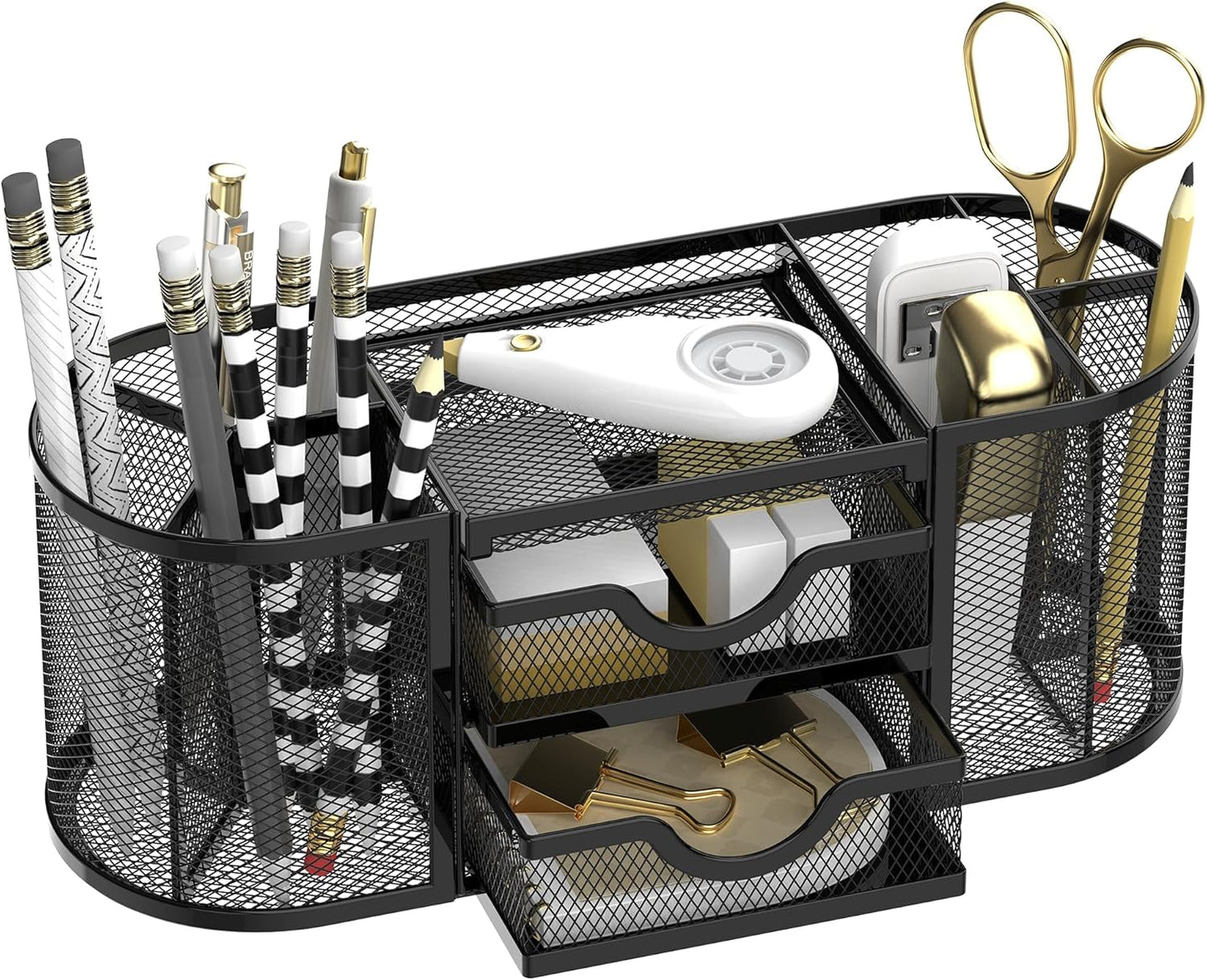 SUPEASY Mesh Desk Organizer with Drawers - Declutter Your Desk!