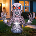 7FT Halloween Inflatables Scary Monster Yard Decor - Eye-Catching LED