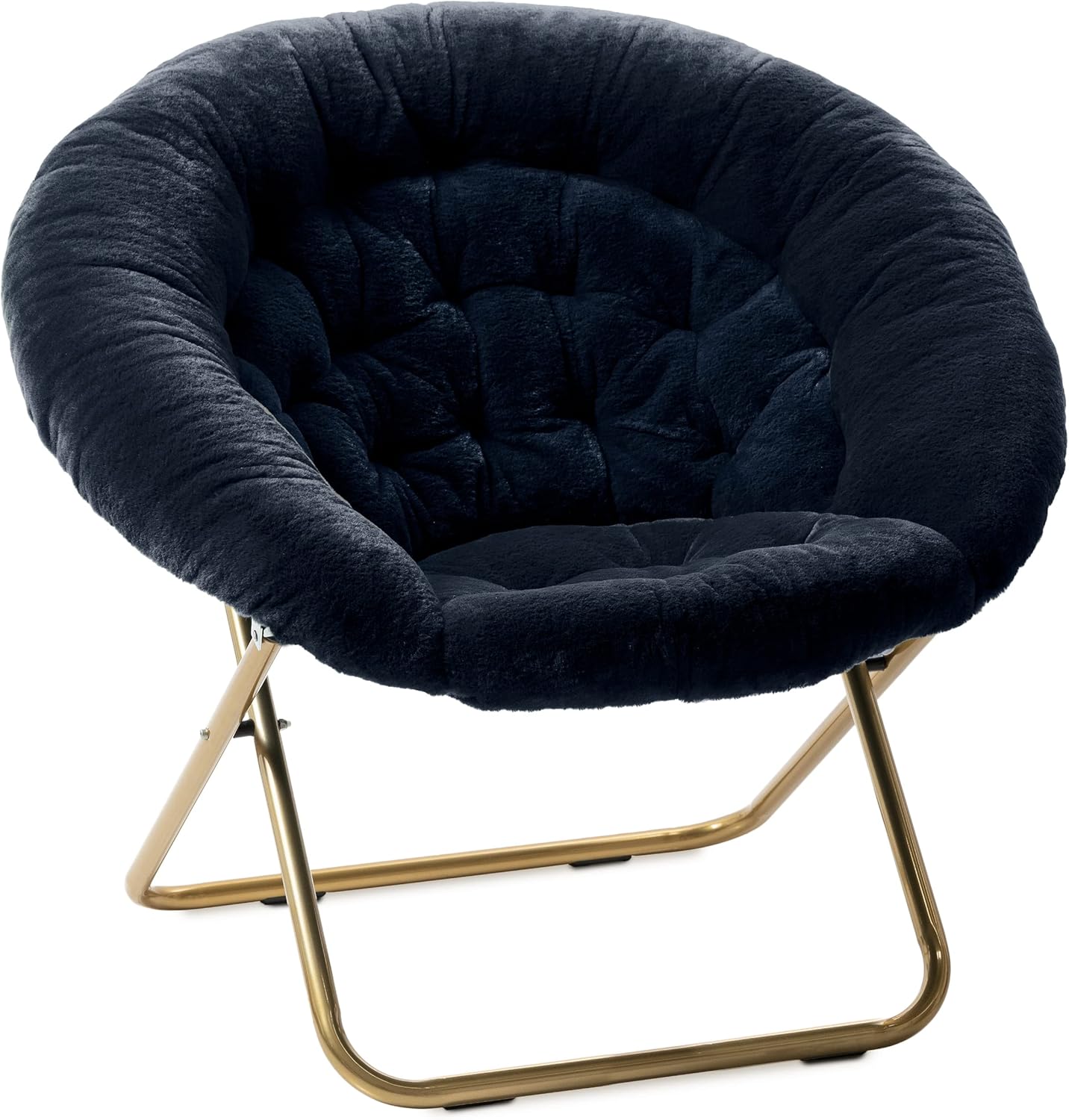 Milliard Saucer Chair for Adults, Teens & Kids - Navy Blue
