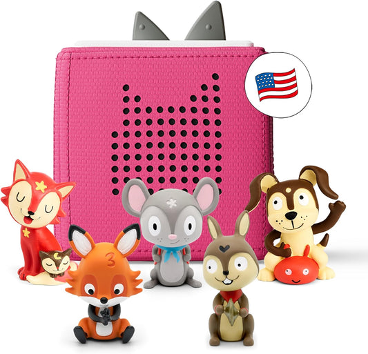 Toniebox Audio Player Starter Set for Kids - Pink Fun